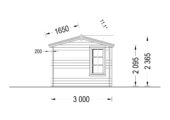 Gartenhaus Meran, 4x3m, 12m² – Bild 7
