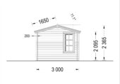 Gartenhaus Meran, 4x3m, 12m² – Bild 7