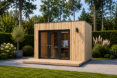 Premium Gartenhaus Tobi (34 mm + Holzverschalung) 4,1x2,4 m,10 m² Isoliert – Bild 5