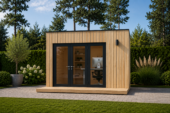 Premium Gartenhaus Tobi (34 mm + Holzverschalung) 4,1x2,4 m,10 m² Isoliert – Bild 4