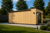 Premium Gartenhaus (34 mm + Holzverschalung) 7x4 m, 28 m² – Bild 4