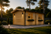 Gartenhaus STRAUBING, 3x6m, 18m² Isoliert – Bild 2