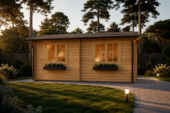 Gartenhaus STRAUBING, 3x6m, 18m² Isoliert – Bild 4