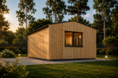 Gartenhaus TAURUS (34mm + Holzverschalung), 5,5x4m, 22m² – Bild 4