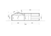 Holzhaus VALENTIN (44mm + Holzverschalung) 80 m² – Bild 10