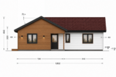 Bungalow Aurora Isoliert 66mm + Holzverschalung),63 m² – Bild 7
