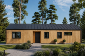 Wohnhaus Enns (66 mm + Holzverschalung) inkl. Isolierung, 130 m² – Bild 6