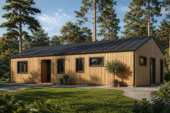 Wohnhaus Enns (66 mm + Holzverschalung) inkl. Isolierung, 130 m² – Bild 4