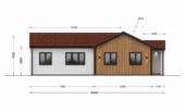 Holzwohnhaus TAUERN (Isoliert, 66 mm + Holzverschalung), 127 m² – Bild 4