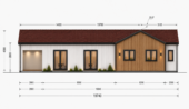 Holzwohnhaus TAUERN (Isoliert, 66 mm + Holzverschalung), 127 m² – Bild 5
