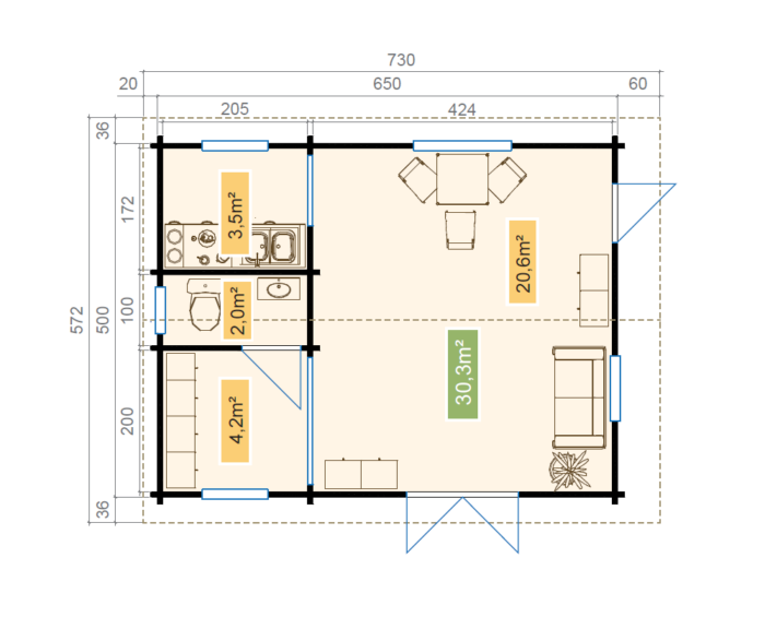 Ferienhaus Volta