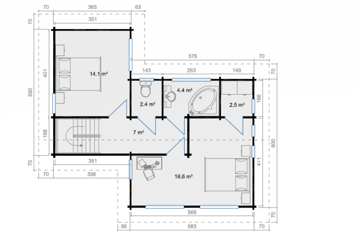 Ferienhaus Mälaren Platin