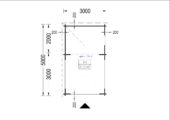 Gartenpavillon Florida (28mm), 3x5m, 15m² – Bild 4