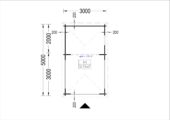 Gartenpavillon Florida (28mm), 3x5m, 15m² – Bild 4