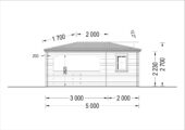 Gartenpavillon Florida (28mm), 3x5m, 15m² – Bild 7