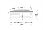 Gartenpavillon Florida (28mm), 3x5m, 15m² – Bild 5