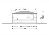 Gartenpavillon Florida (28mm), 3x5m, 15m² – Bild 8