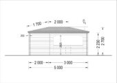 Gartenpavillon Florida (28mm), 3x5m, 15m² – Bild 10
