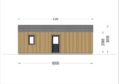 Blockbohlenhaus ARNOLD (44mm + Holzverschalung), 43m² – Bild 10