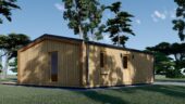 Blockbohlenhaus ARNOLD (44mm + Holzverschalung), 43m² – Bild 2