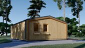 Blockbohlenhaus ARNOLD (44mm + Holzverschalung), 43m² – Bild 3