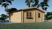 Doppelgarage aus Holz TWIN (44mm) 6x6m, 36m² – Bild 6