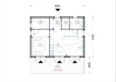 Blockbohlenhaus ARNOLD (44mm + Holzverschalung), 43m² – Bild 5