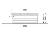 Einzelgarage aus Holz (44 mm), 4x6 m, 24 m² – Bild 10