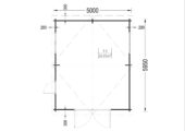 Einzelgarage aus Holz (44mm), 5x6m, 30m² – Bild 8