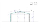 Doppelgarage aus Holz TWIN (44mm) 6x6m, 36m² – Bild 7