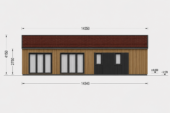 Holzhaus Salzburg (Isoliert, 66mm + Holzverschalung), 139m² – Bild 6