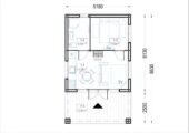 Blockbohlenhaus ANNA (44 mm + Holzverschalung ), 39 m² – Bild 9