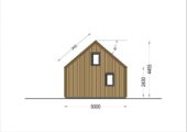 Blockbohlenhaus ANNA (44 mm + Holzverschalung ), 39 m² – Bild 13