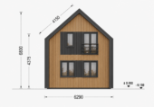 Holzhaus ALPINA(66 mm + Holzverschalung Isoliert ), 120 m² – Bild 6