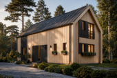 Holzhaus ALPINA(66 mm + Holzverschalung Isoliert ), 120 m² – Bild 3