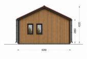 Wohnhaus ANGELIKA Isoliert (66mm + Holzverschalung), 40m² – Bild 6