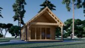 Blockbohlenhaus ANNA (44 mm + Holzverschalung ), 39 m² – Bild 5
