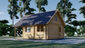 Blockbohlenhaus ANNA (44 mm + Holzverschalung ), 39 m² – Bild 8
