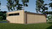 Dreifachgarage mit Flachdach (34mm + Holzverschalung), 9x6m, 54m² – Bild 7