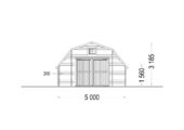 Holzgarage Kansas (44mm), 5x6m, 30m² – Bild 6