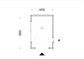 Holzgarage mit Flachdach mit 34mm + Holzverschalung, 4x6m, 24m² – Bild 5