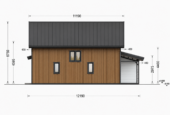 Holzhaus Klagenfurt (PREMIUM Isoliert, 66 mm + Holzverschalung), 150 m² – Bild 8