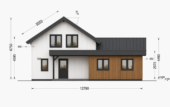 Holzhaus Klagenfurt (PREMIUM Isoliert, 66 mm + Holzverschalung), 150 m² – Bild 5