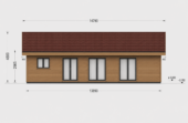Blockbohlenhaus BERNAU Isoliert, 66 mm + Holzverschalung), 94 m² – Bild 4