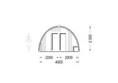 Gartenhaus BRITA 4x6 m, 18 m² – Bild 6