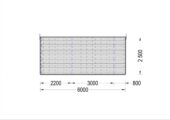 Gartenhaus BRITA 4x6 m, 24m² – Bild 7