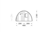 Gartenhaus BRITA 4x6 m, 18 m² – Bild 8