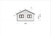 Blockbohlenhaus ANGELA (44+44 mm) – 71 m² Isoliert – Bild 7