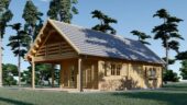 Blockbohlenhaus ANIKA (66 mm) · 139 m² inklusive Terrasse – Bild 5