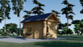 Blockbohlenhaus mit Schlafboden DORNBIRN (66 mm), 20 m² + 16 m² – Bild 4